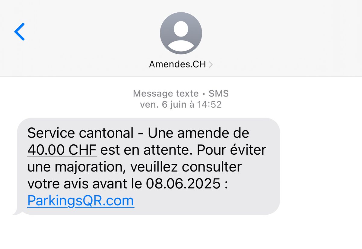 arnaque sms