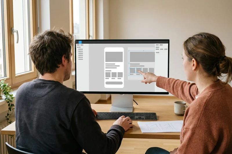 Figma lesson and website mockup in Geneva