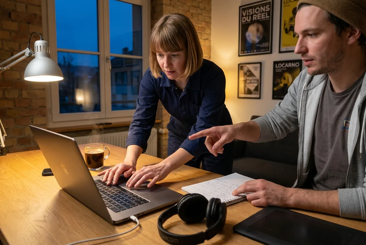 Premiere and CapCut video editing training for a communications team in Geneva