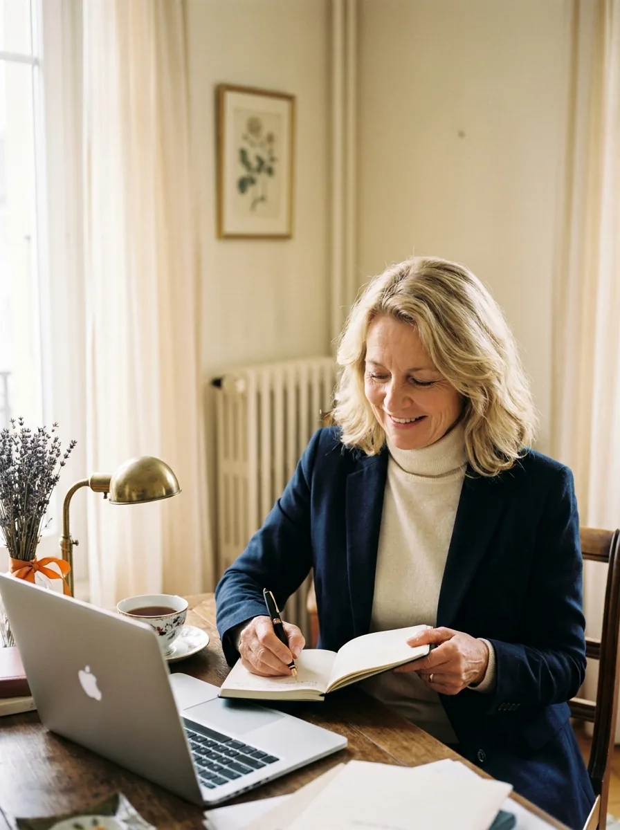 Élève satisfait