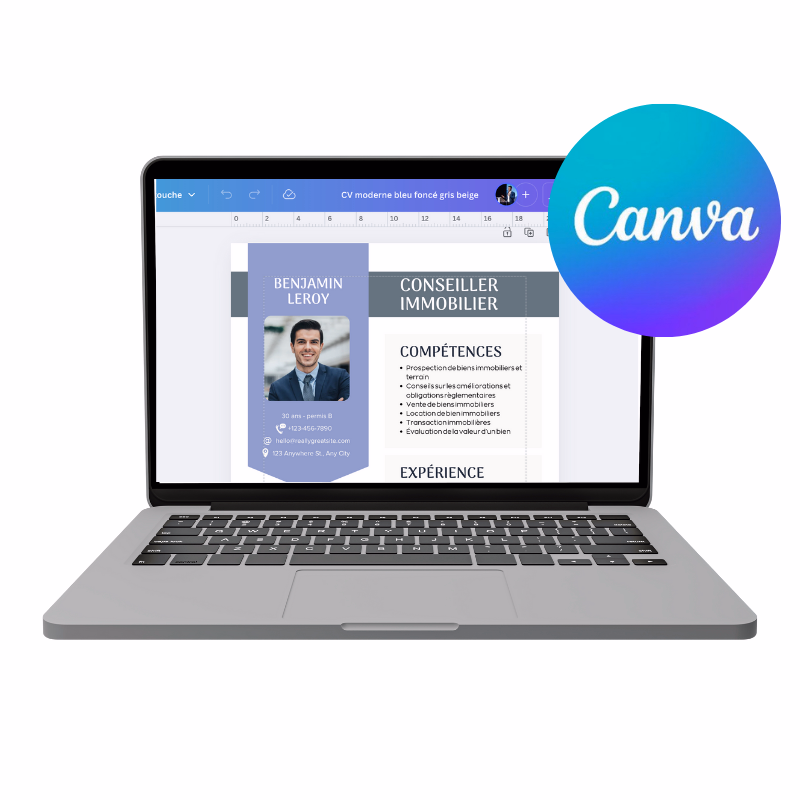 Création CV et dossier de candidature sur Canva et Word à Genève