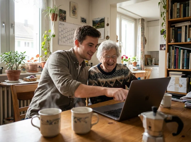 Cours informatique autour d'un café à Genève